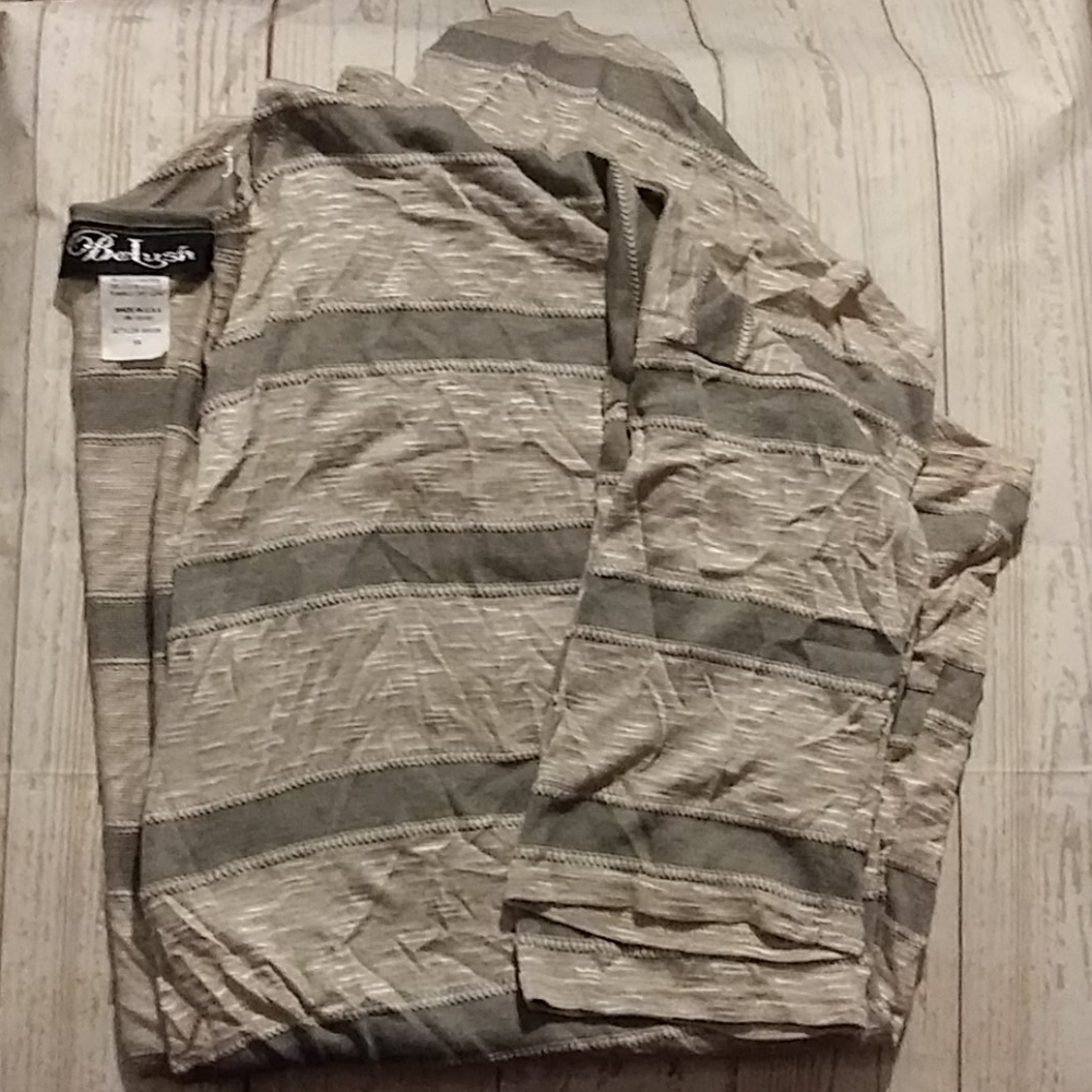 Belush Striped lightweight Cardigan sz 1X
